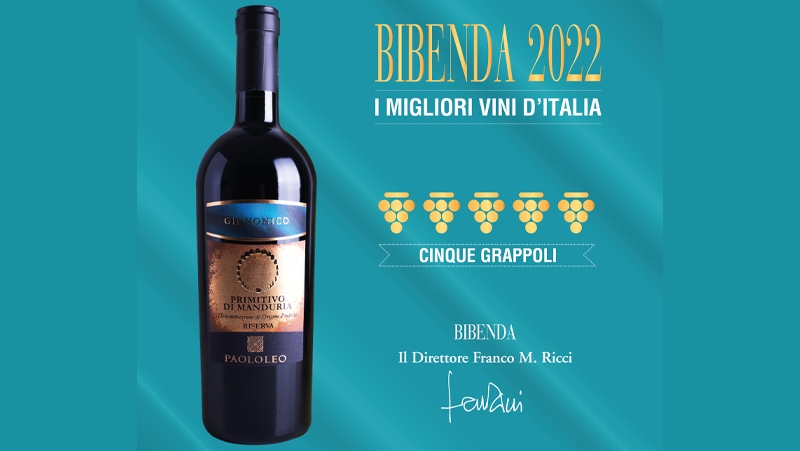 PREMIO “CINQUE GRAPPOLI” BIBENDA 2022